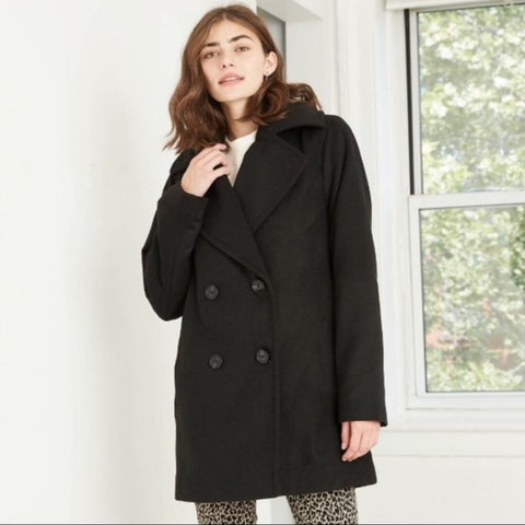Black Peacoat - XS/S