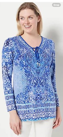 Belle by Kim Gravel Boho Top
Sz L