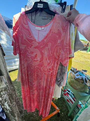 Pink Print Maxi - XL/1X