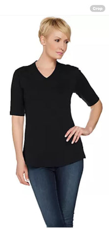 Isaac Mizrahi tunic Sz Large 
Black